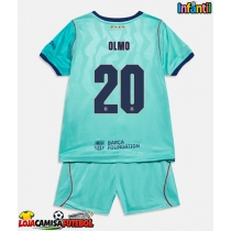 Camisa de Futebol Barcelona Dani Olmo #20 Equipamento Alternativo Infantil 2026-27 Manga Curta (+ Calças curtas)